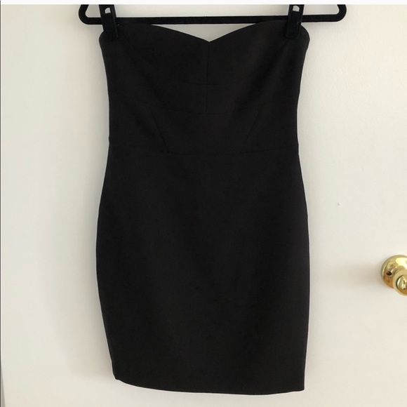 Strapless Halstead Likely Dress in Black. - Picture 3 of 4